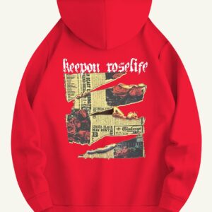 Drop Shoulder Hoodie for Men and Women