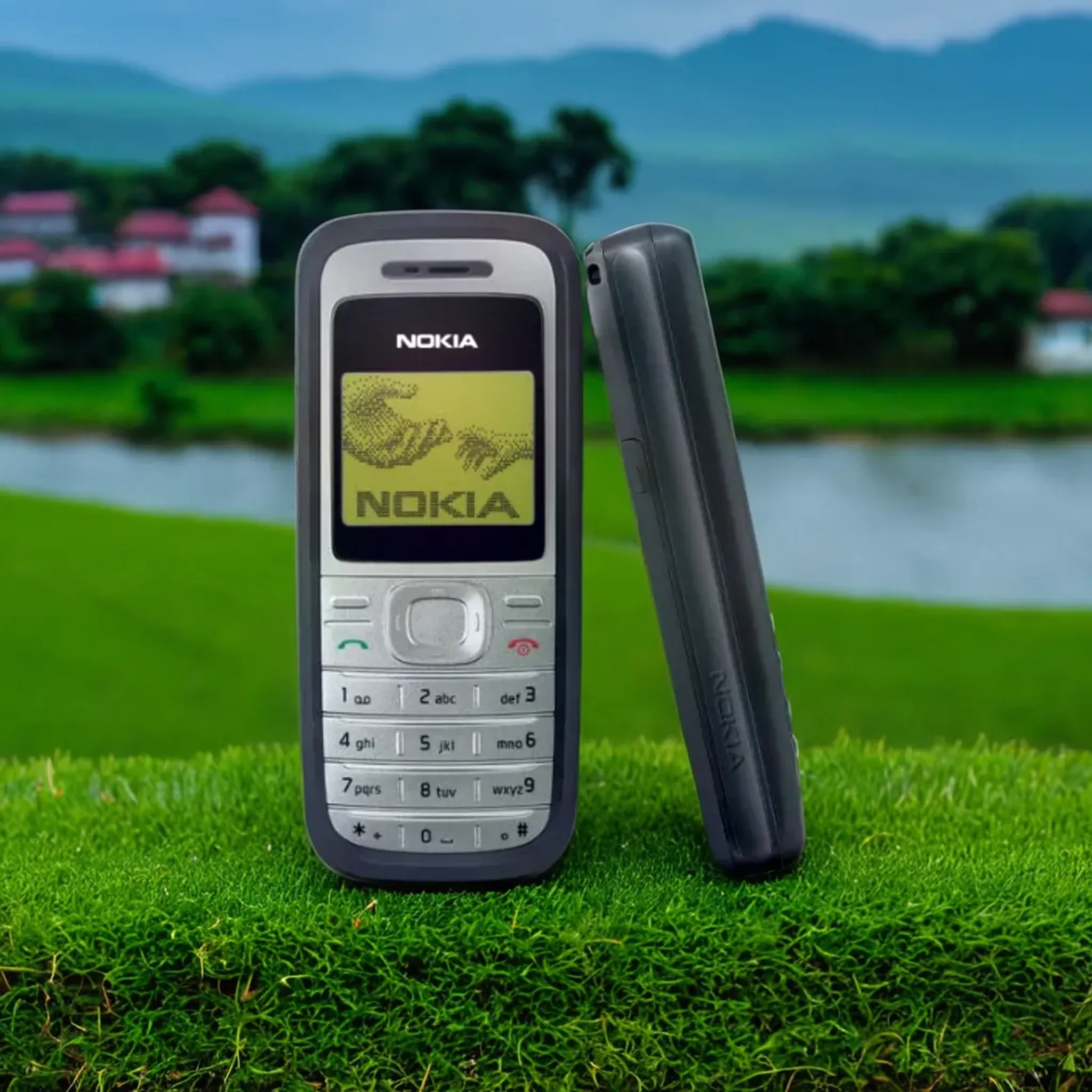 Nokia 1200 Single Sim Bottom Mobile - Image 3