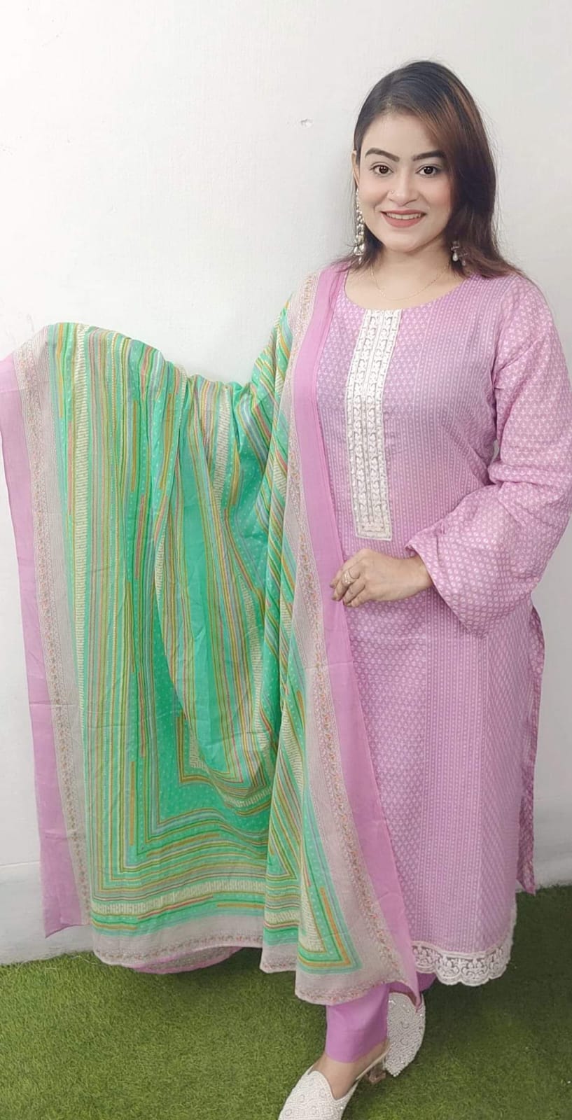 Cotton Print Three pcs code: noan