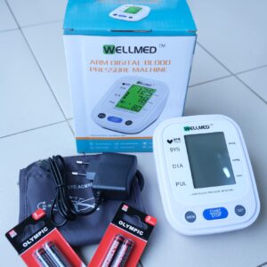 Wellmed Arm Digital Blood Pressure Monitor BP Machine ( Without Battery )