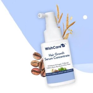 WishCare Hair Growth Serum Concentrate 30ml - 3% Redensyl, 4% Anagain, 2% Baicapil, Caffeine, Biotin & Rice Water - Advanced Hair Growth Serum for Hair Fall Control & Hair Growth 30ml