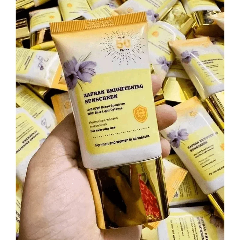 Zafran Brightening Sunscreen SPF50 PA+++ 30gm | For Men & Women Daily Use - Image 6
