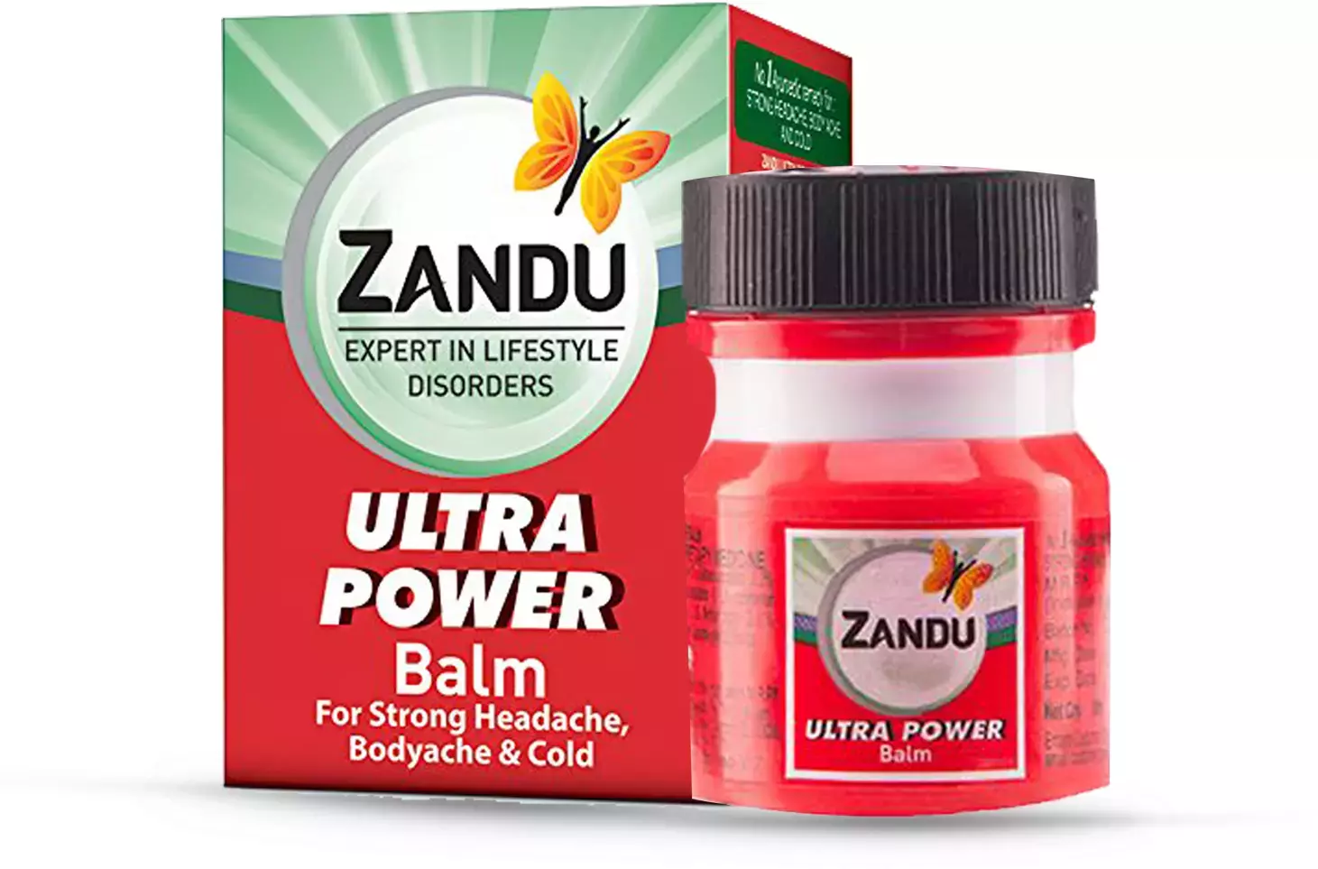 Zandu Balm Ultra Power Red 8ml | Indian