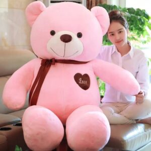 Teddy Bear for Girls Soft Stuffed Lovable Huggable Non-Toxic Fabric Cute Gift Teddy Bear