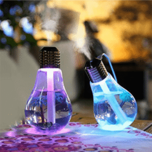 Bulb Air Humidifier With Night Light & Aroma Diffuser