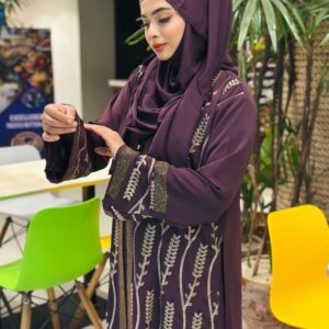 New Embroidery Attach Koti Borka code:10550