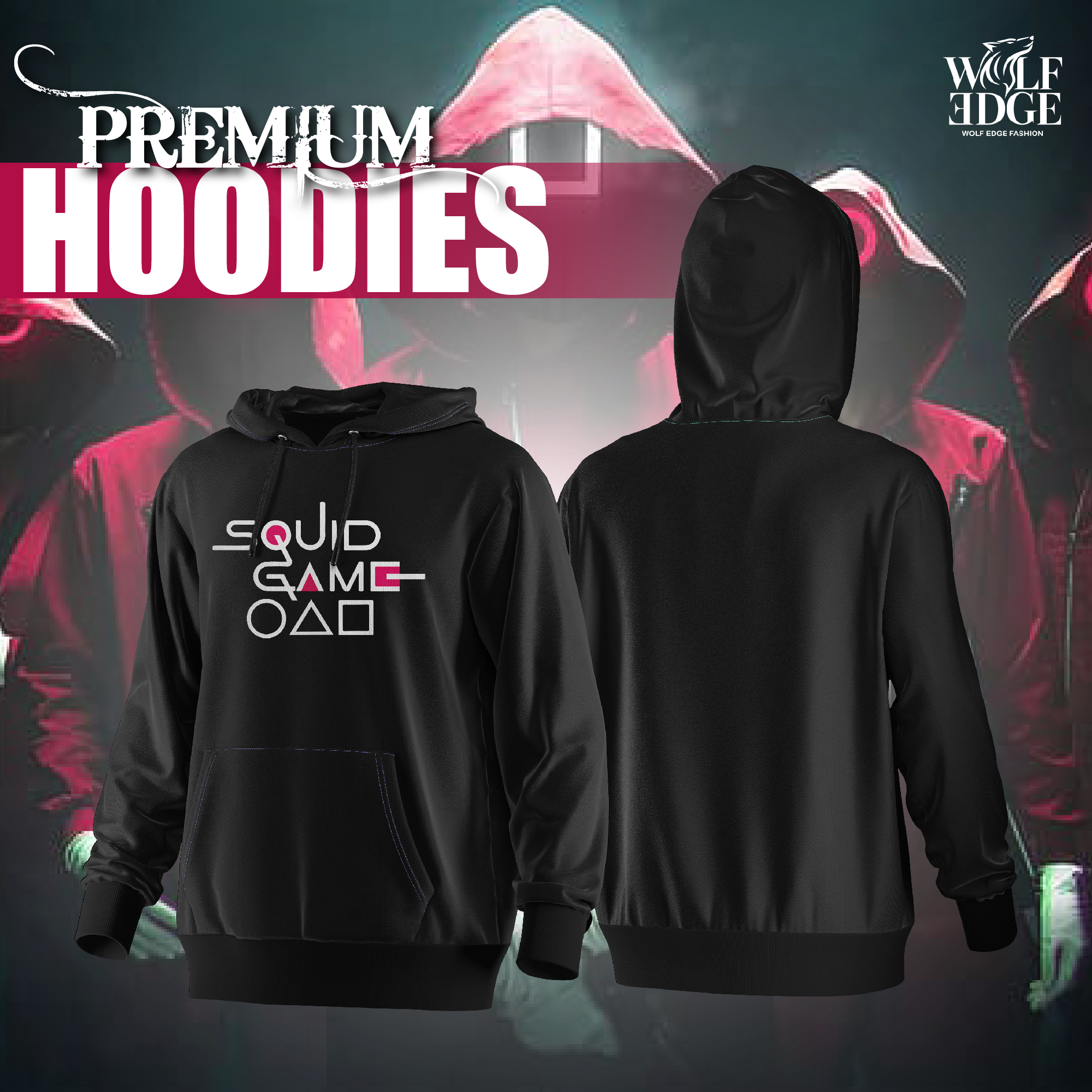 Squid Games Premium Hoodies And Sweatshirt