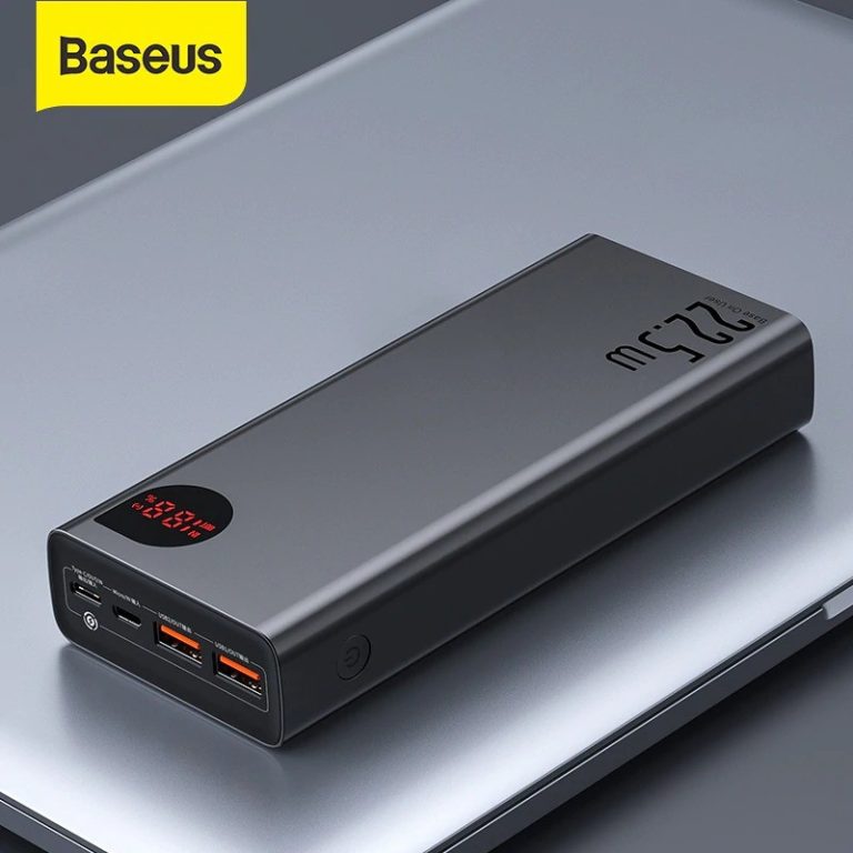 Baseus Adaman 22.5W 20000mAh Metal Digital Display Power Bank – QC3.0 + PD3.0 Fast Charging (PPAD000101) - Image 2